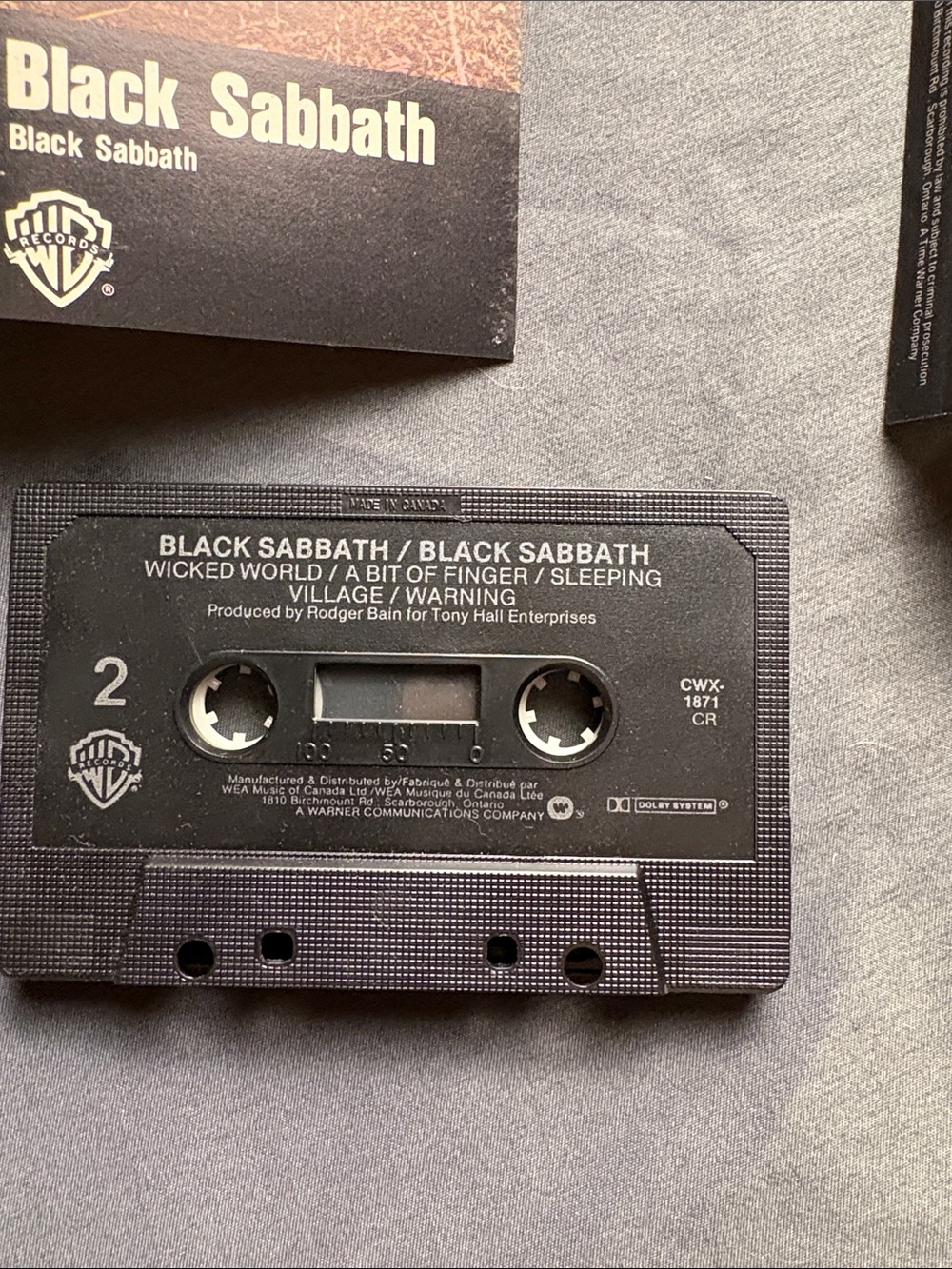 Black Sabbath Cassette Tape Trio - Tested - Picture 5 of 7